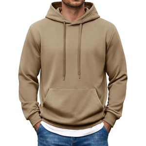 image:imageCOOFANDY Mens Hoodie Pullover Hooded Sweatshirt Casual Long Sleeve FashionKhaki