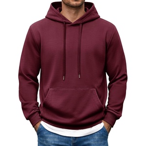 image:imageCOOFANDY Mens Hoodie Pullover Hooded Sweatshirt Casual Long Sleeve FashionWine Red