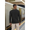 image:imageCOOFANDY Henley Shirts for Men Casual TShirts Henley Long Sleeve ShirtsBlack