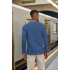 image:imageCOOFANDY Henley Shirts for Men Casual TShirts Henley Long Sleeve ShirtsDark Blue