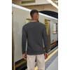 image:imageCOOFANDY Henley Shirts for Men Casual TShirts Henley Long Sleeve ShirtsDark Grey