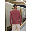 image:imageCOOFANDY Henley Shirts for Men Casual TShirts Henley Long Sleeve ShirtsRed
