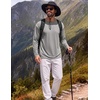 image:imageCOOFANDY Mens Long Sleeve TShirt Sun Protection Athletic Tee ShirtsAlight Grey 1pack