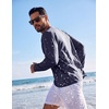 image:imageCOOFANDY Mens Long Sleeve TShirt Sun Protection Athletic Tee ShirtsAnavy Blue 1pack