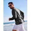 image:imageCOOFANDY Mens Long Sleeve TShirt Sun Protection Athletic Tee ShirtsC BlackNavy BlueLight Grey 3 Pack