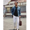 image:imageCOOFANDY Mens Long Sleeve Tee Shirts Crew Neck Cotton TShirt Casual ShirtsBlack