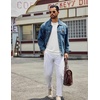 image:imageCOOFANDY Mens Long Sleeve Tee Shirts Crew Neck Cotton TShirt Casual ShirtsWhite
