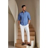 image:imageCOOFANDY Mens Casual Button Down Shirts Long Sleeve Untucked Regular Fit Denim Dress ShirtBlue
