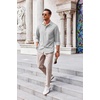 image:imageCOOFANDY Mens Casual Button Down Shirts Long Sleeve Untucked Regular Fit Denim Dress ShirtLight Grey