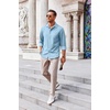 image:imageCOOFANDY Mens Casual Button Down Shirts Long Sleeve Untucked Regular Fit Denim Dress ShirtSky Blue