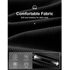 image:imageCOOFANDY Mens Corduroy Pant Straight Fit Flat Front Casual Dress SlacksBlack