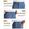 image:imageCOOFANDY Mens Corduroy Pant Straight Fit Flat Front Casual Dress SlacksBlue