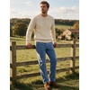 image:imageCOOFANDY Mens Corduroy Pant Straight Fit Flat Front Casual Dress SlacksBlue