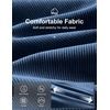 image:imageCOOFANDY Mens Corduroy Pant Straight Fit Flat Front Casual Dress SlacksBlue