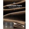 image:imageCOOFANDY Mens Corduroy Pant Straight Fit Flat Front Casual Dress SlacksBrown