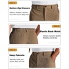 image:imageCOOFANDY Mens Corduroy Pant Straight Fit Flat Front Casual Dress SlacksBrown