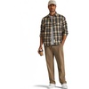 image:imageCOOFANDY Mens Corduroy Pant Straight Fit Flat Front Casual Dress SlacksBrown