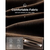 image:imageCOOFANDY Mens Corduroy Pant Straight Fit Flat Front Casual Dress SlacksDark Brown