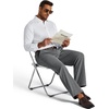image:imageCOOFANDY Mens Corduroy Pant Straight Fit Flat Front Casual Dress SlacksGray