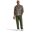 image:imageCOOFANDY Mens Corduroy Pant Straight Fit Flat Front Casual Dress SlacksGreen