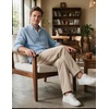 image:imageCOOFANDY Mens Corduroy Pant Straight Fit Flat Front Casual Dress SlacksKhaki