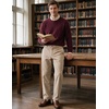 image:imageCOOFANDY Mens Corduroy Pant Straight Fit Flat Front Casual Dress SlacksKhaki