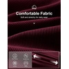 image:imageCOOFANDY Mens Corduroy Pant Straight Fit Flat Front Casual Dress SlacksMaroon