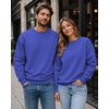 image:imageCOOFANDY Mens Crewneck Sweatshirts Fleece Pullover Thermal Casual ShirtDark Blue
