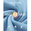image:imageCOOFANDY Mens Crewneck Sweatshirts Fleece Pullover Thermal Casual ShirtLight Blue