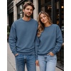 image:imageCOOFANDY Mens Crewneck Sweatshirts Fleece Pullover Thermal Casual ShirtNavy
