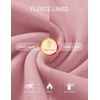 image:imageCOOFANDY Mens Crewneck Sweatshirts Fleece Pullover Thermal Casual ShirtPink