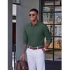 image:imageCOOFANDY Mens Dress Shirt Long Sleeve Wrinkle Free Casual Button Down ShirtArmy Green