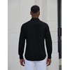 image:imageCOOFANDY Mens Dress Shirt Long Sleeve Wrinkle Free Casual Button Down ShirtBlack