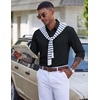 image:imageCOOFANDY Mens Dress Shirt Long Sleeve Wrinkle Free Casual Button Down ShirtBlack