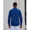 image:imageCOOFANDY Mens Dress Shirt Long Sleeve Wrinkle Free Casual Button Down ShirtDark Blue