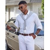 image:imageCOOFANDY Mens Dress Shirt Long Sleeve Wrinkle Free Casual Button Down ShirtWhite