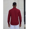 image:imageCOOFANDY Mens Dress Shirt Long Sleeve Wrinkle Free Casual Button Down ShirtWine Red