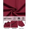 image:imageCOOFANDY Mens Dress Shirt Long Sleeve Wrinkle Free Casual Button Down ShirtWine Red