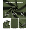 image:imageCOOFANDY Mens Dress Shirts Stretch Long Sleeve Casual Button Down ShirtsArmy Green