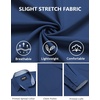 image:imageCOOFANDY Mens Dress Shirts Stretch Long Sleeve Casual Button Down ShirtsBlue