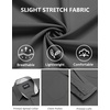 image:imageCOOFANDY Mens Dress Shirts Stretch Long Sleeve Casual Button Down ShirtsDark Grey