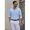 image:imageCOOFANDY Mens Dress Shirts Stretch Long Sleeve Casual Button Down ShirtsLight Blue