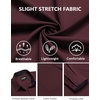 image:imageCOOFANDY Mens Dress Shirts Stretch Long Sleeve Casual Button Down ShirtsWine Red