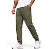 image:imageCOOFANDY Mens FleeceLined Sweatpants Loose Fit Joggers with PocketsArmy Green