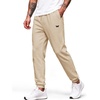image:imageCOOFANDY Mens FleeceLined Sweatpants Loose Fit Joggers with PocketsBeige