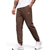 image:imageCOOFANDY Mens FleeceLined Sweatpants Loose Fit Joggers with PocketsBrown