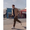 image:imageCOOFANDY Mens FleeceLined Sweatpants Loose Fit Joggers with PocketsBrown