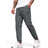 image:imageCOOFANDY Mens FleeceLined Sweatpants Loose Fit Joggers with PocketsDark Heather Grey