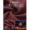 image:imageCOOFANDY Mens FleeceLined Sweatpants Loose Fit Joggers with PocketsDark Red