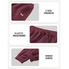 image:imageCOOFANDY Mens FleeceLined Sweatpants Loose Fit Joggers with PocketsDark Red